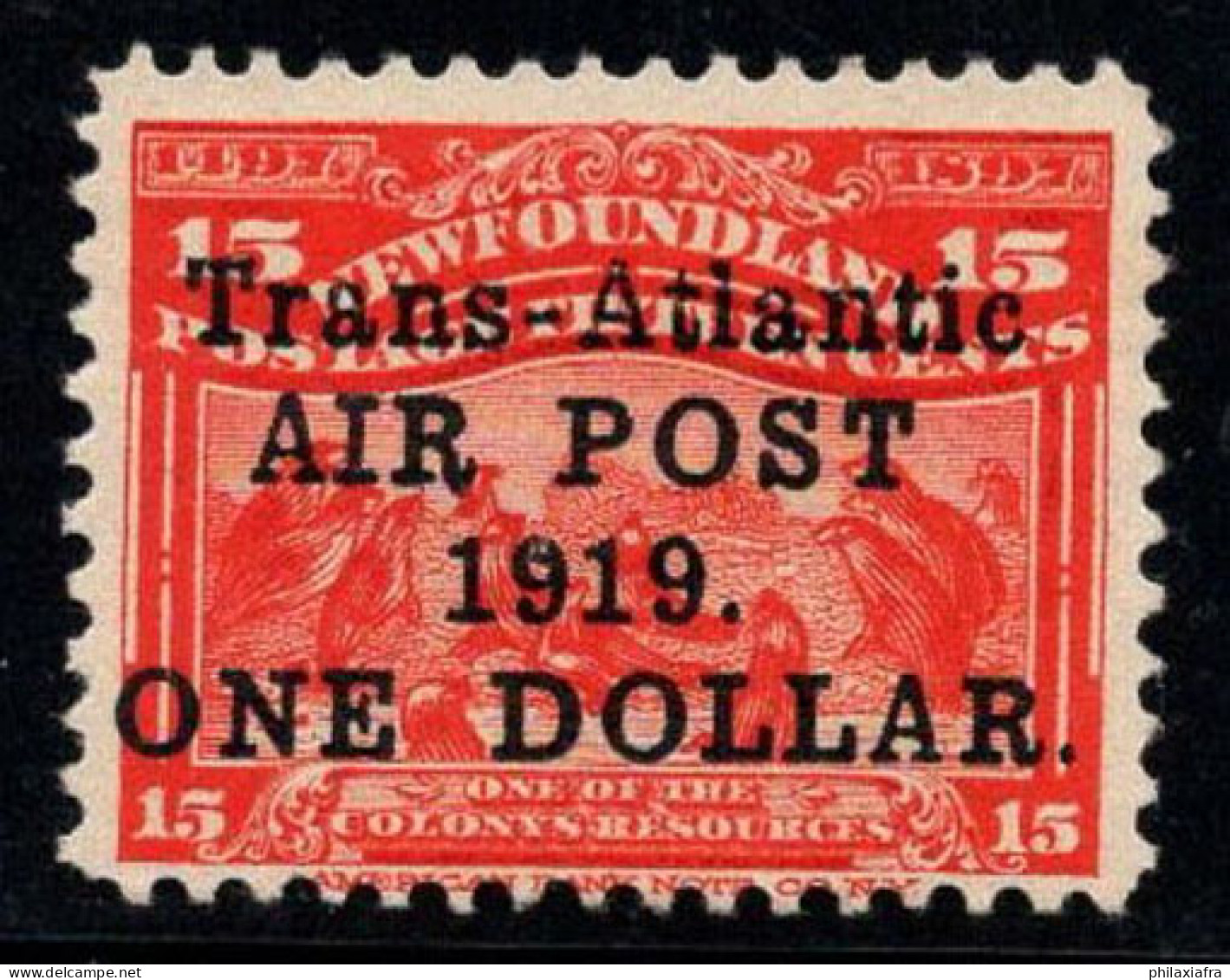 Terre-neuve 1919 SG 143a Neuf * MH 100% Poste Aérienne Transatlantique - 1908-1947