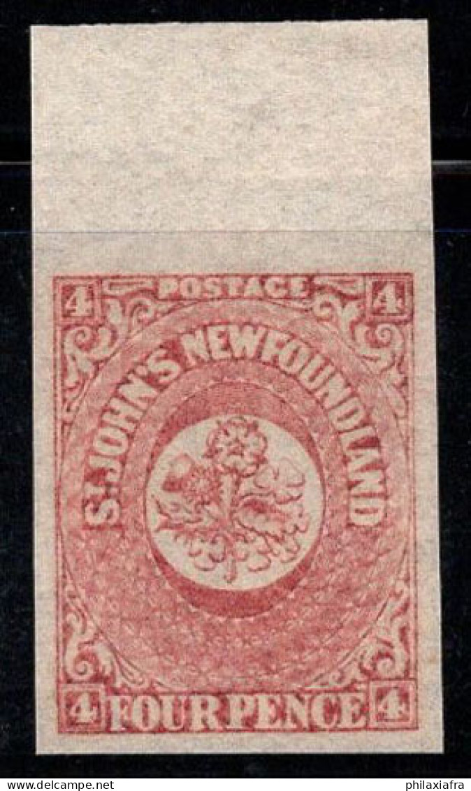 Terre-neuve 1861 SG 18 Neuf ** 100% 4 P, Flore, Fleurs - 1908-1947