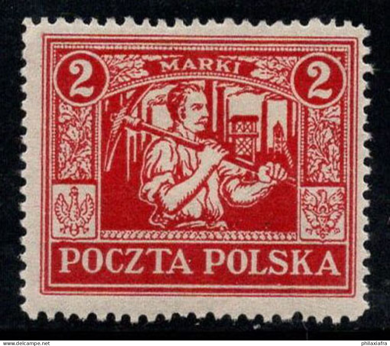 Pologne 1922 Mi. 9 Neuf * MH 100% Silésie Du Haut-Orient, 2 M - Neufs