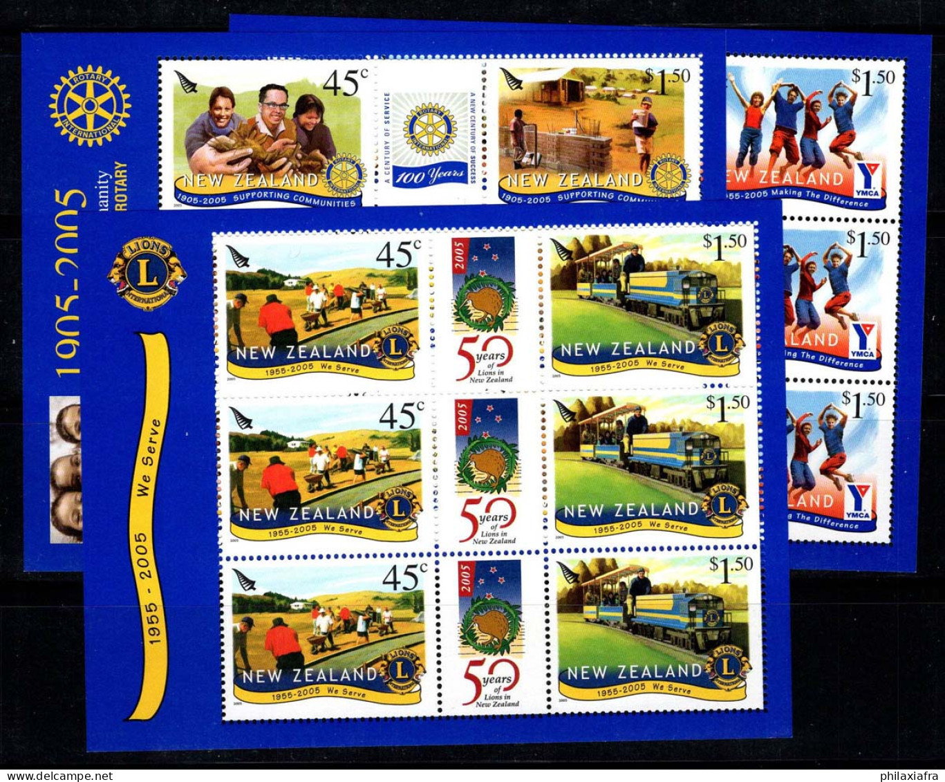 Nouvelle-Zélande 2005 Mi. 2234-2239 Bloc Feuillet 100% Neuf ** Scout - Blocks & Sheetlets