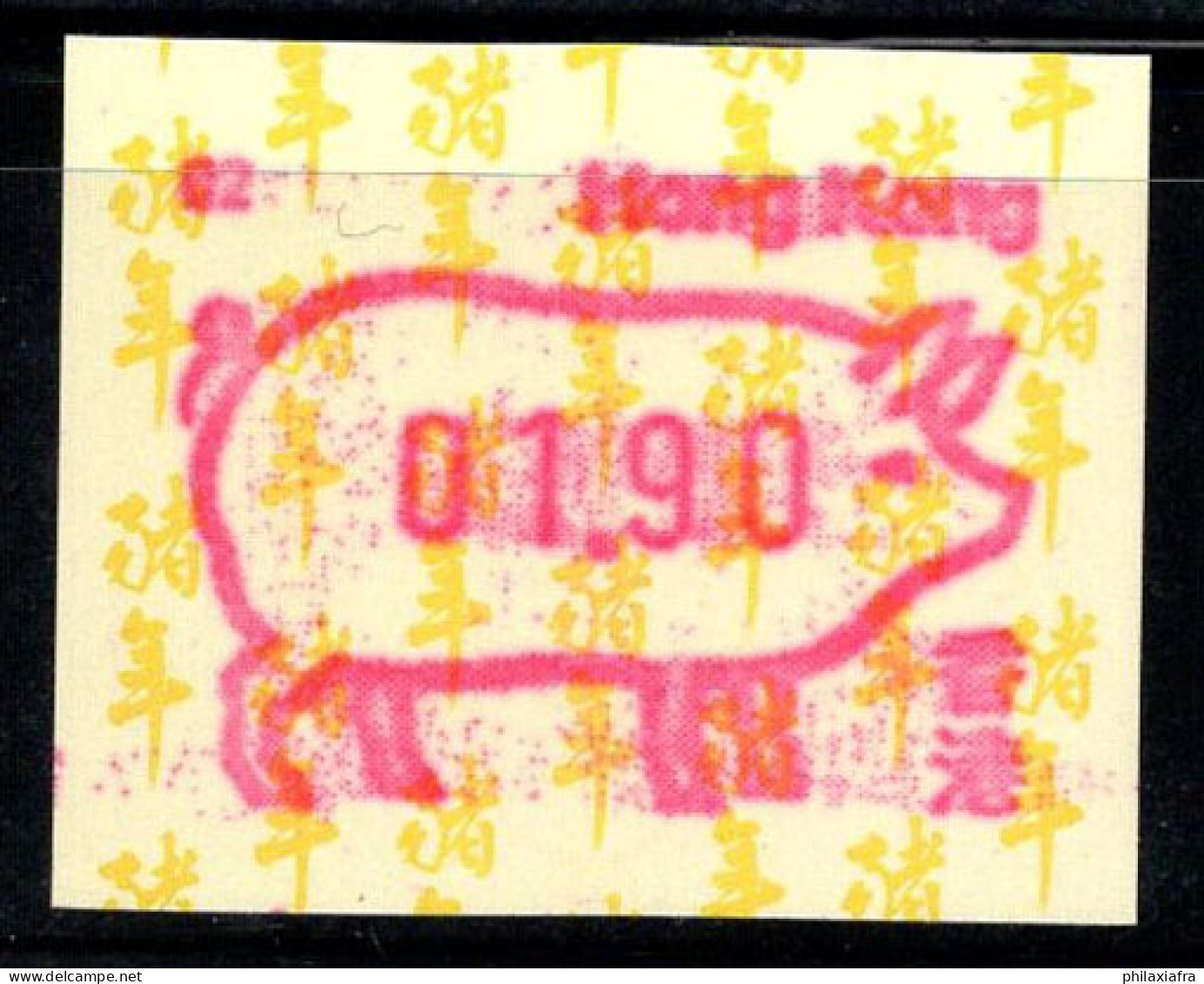 Hong Kong 1995 Mi. 10 Neuf ** 100% ATM 01.90, Porc - Automatenmarken