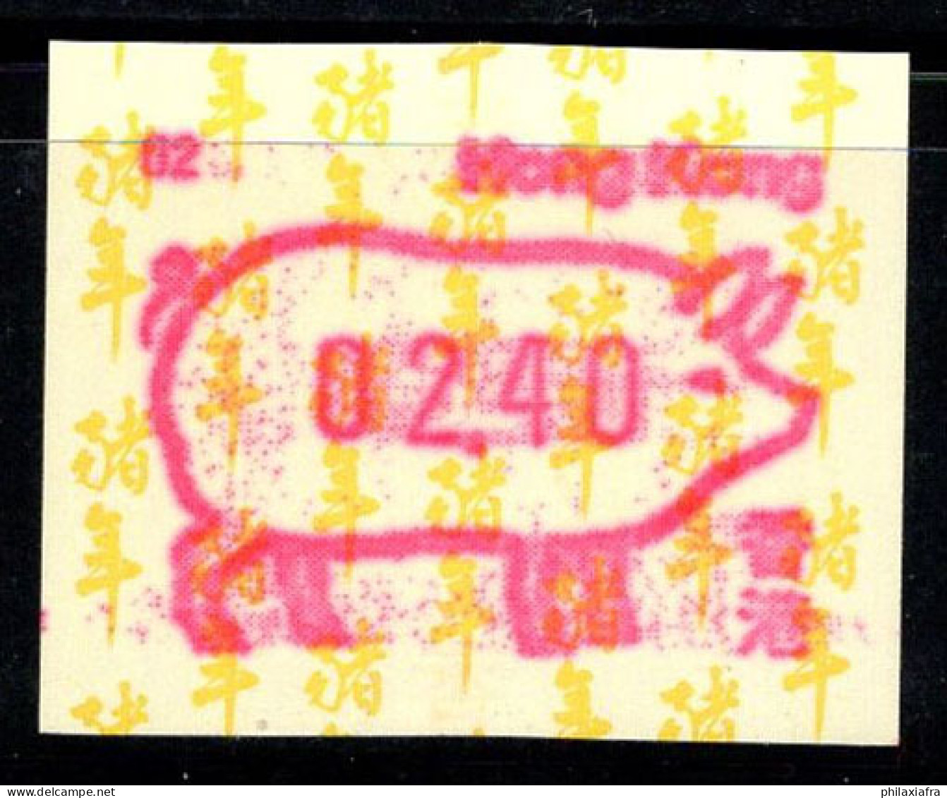 Hong Kong 1995 Mi. 10 Neuf ** 100% ATM 01.90, Porc - Distributori