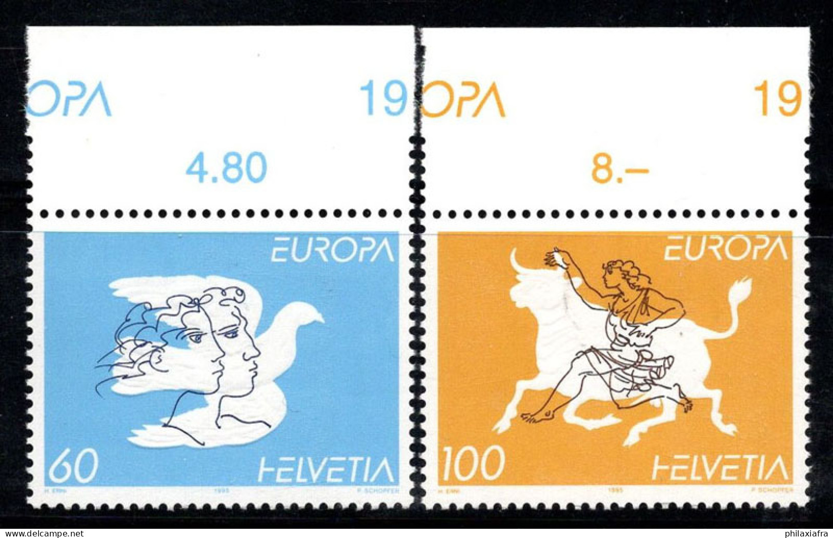 Suède 1995 Mi. 1874-1877 Neuf ** 100% Europe CEPT - Blokken & Velletjes