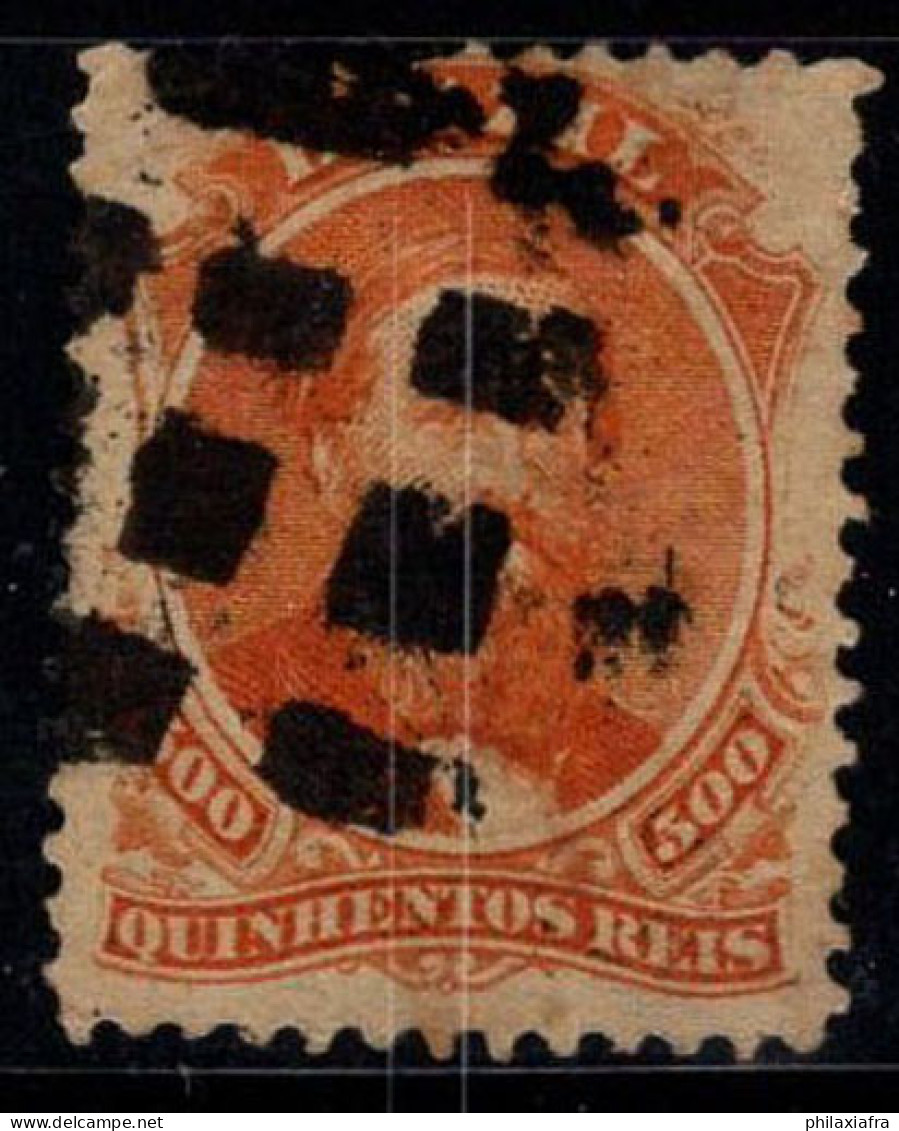 Brésil 1866 Mi. 29 Oblitéré 80% 500 R, Pierre II - Used Stamps