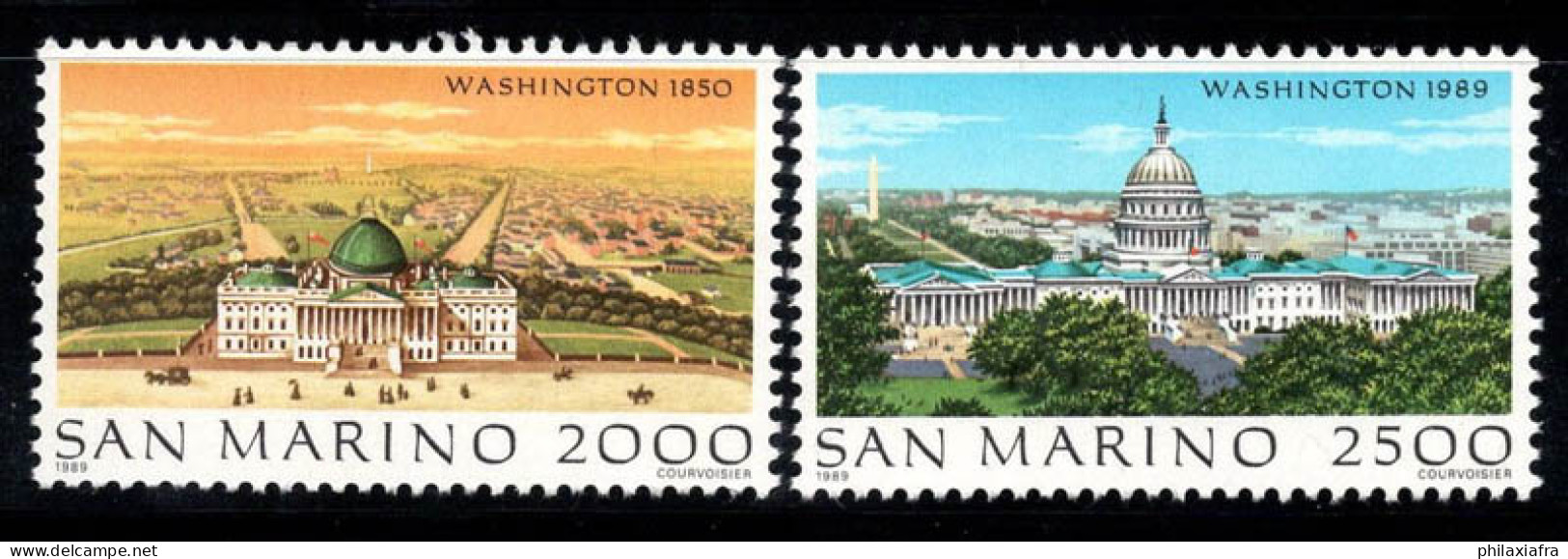 Saint-Marin 1989 Sass. 1268-1269 Neuf ** 100% Ville - Unused Stamps