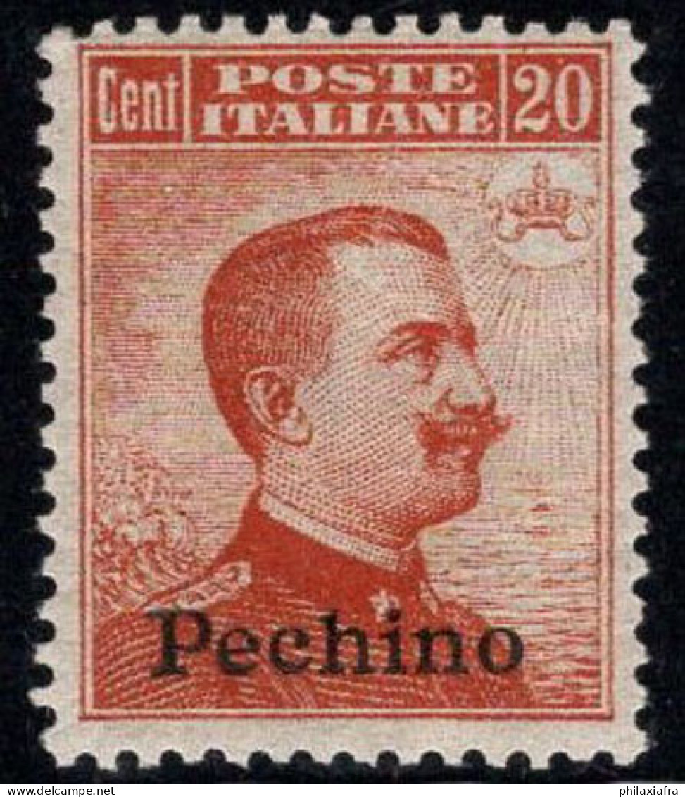 Pékin 1917-18 Sass. 12 Neuf ** 100% 20 Cents - Pechino