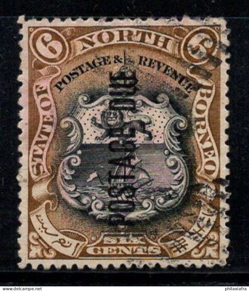 Bornéo Du Nord 1897 Mi. 12 Oblitéré 100% Timbre-taxe 6 C - North Borneo (...-1963)