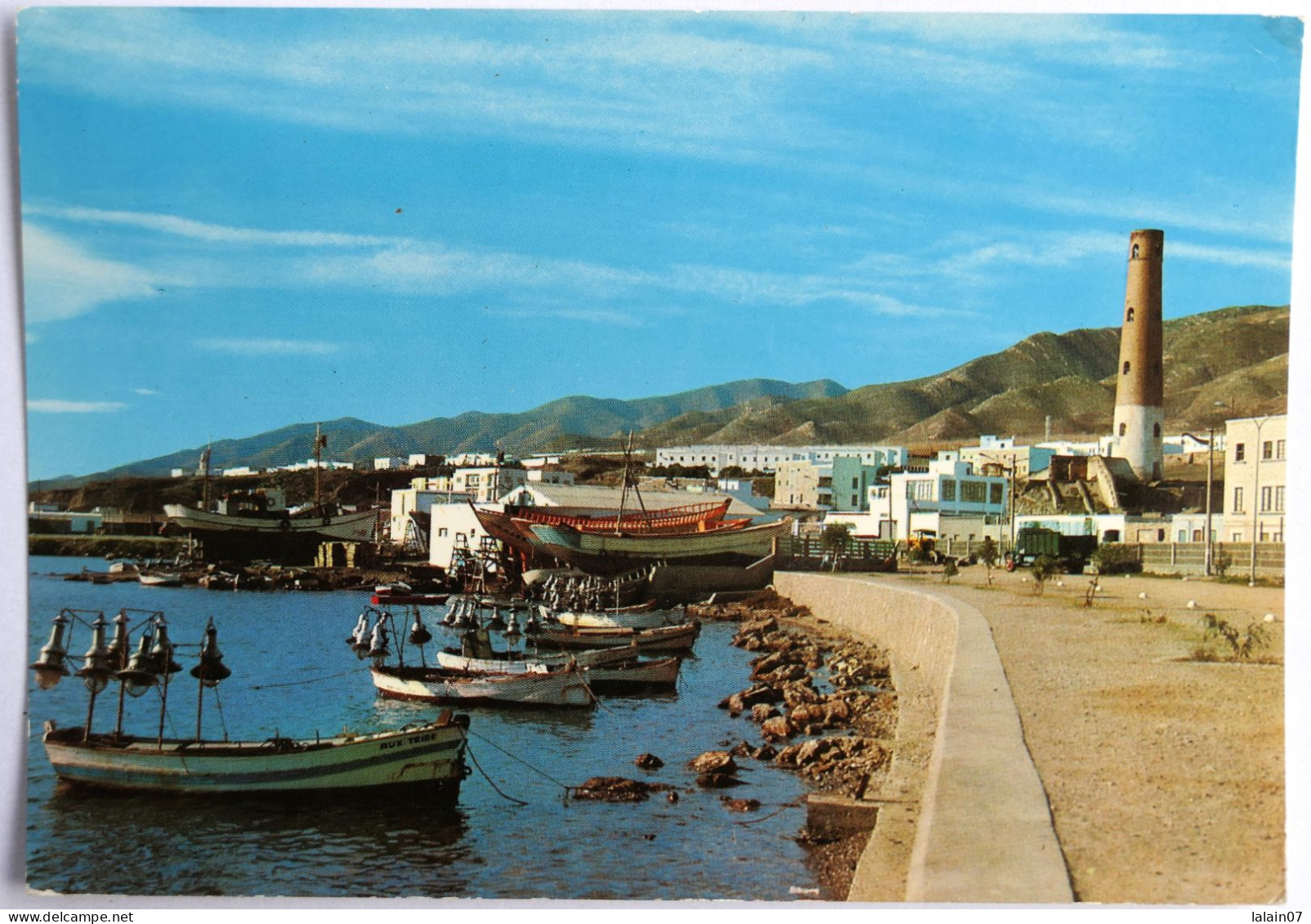 Carte Postale : Andalucia : Almeria : ADRA : Puerto Y Torre, Sello En 1911 - Almería