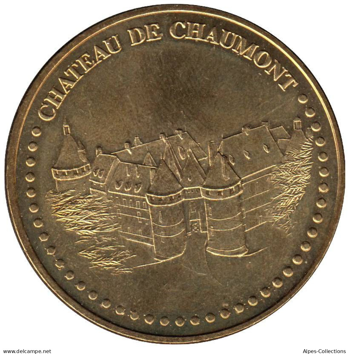 41-0524 - JETON TOURISTIQUE MDP - Château De Chaumont - Face Simple - 2010.1 - 2010