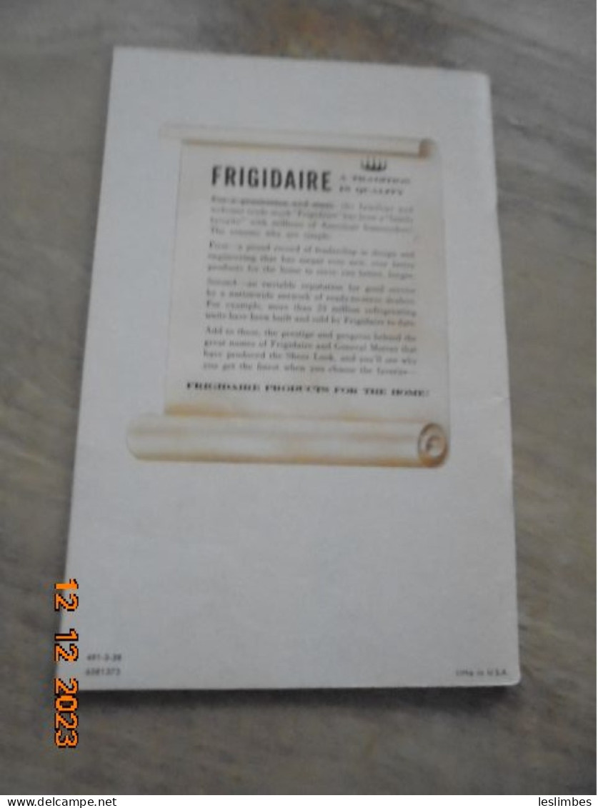 Freezing Is Fun With A Frigidaire Food Freezer 1958 - Américaine