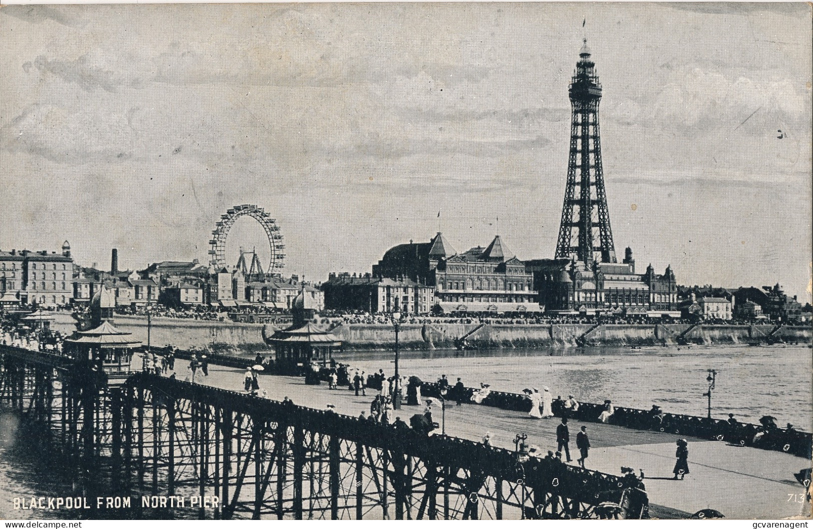 BLACKPOOL FROM NORTH PIER       2 SCANS - Blackpool