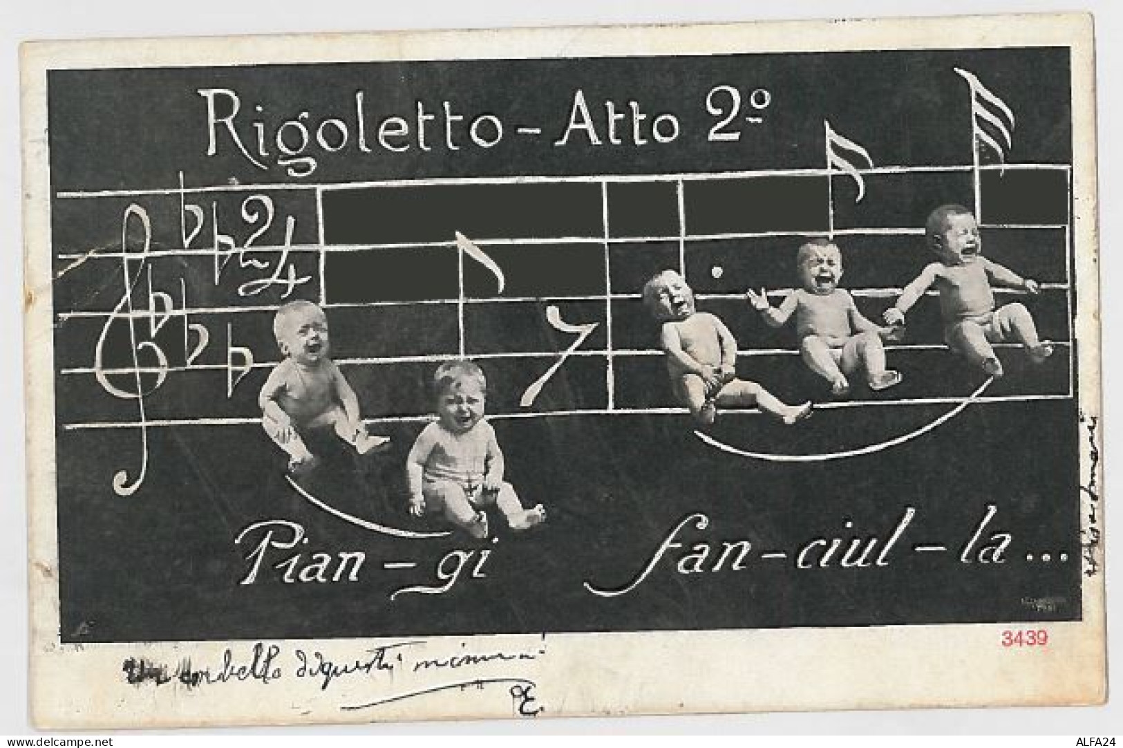 CARTOLINA VIAGGIATA 1903 - RIGOLETTO ATTO II (SX101 - Opéra