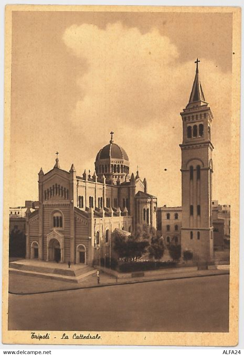 CARTOLINA VIAGGIATA 1941 DA TRIPOLI LIBIA - VIA AEREA SUK EL MUSCIS (SX180 - Libye