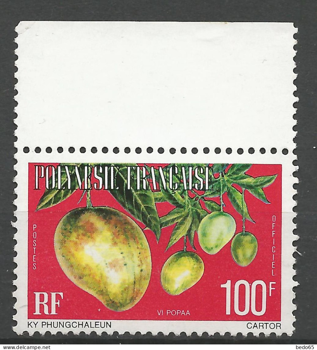 POLYNESIE SERVICE N° 14 Gom Mate NEUF** LUXE SANS CHARNIERE NI TRACE  / Hingeless / MNH - Service