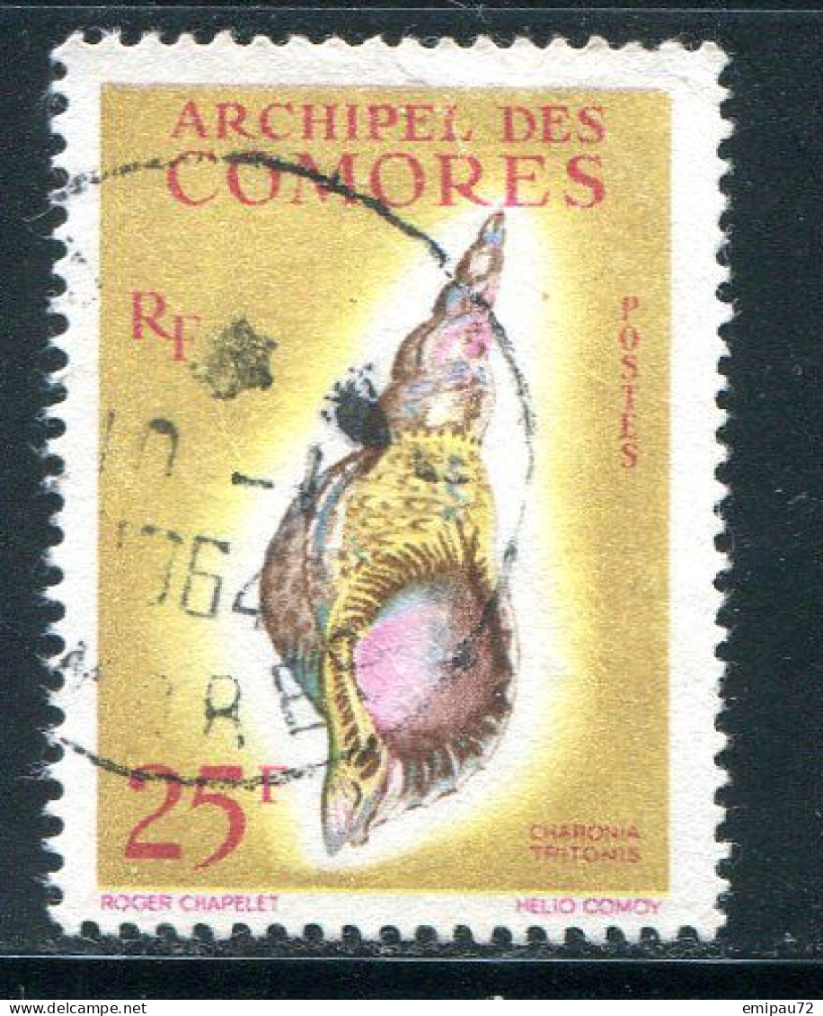 COMORES- Y&T N°24- Oblitéré (coquillage) - Used Stamps