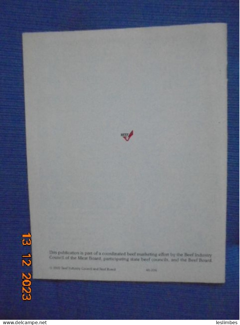 30 Meals In 30 Minutes: Beef. It's What's For Dinner - Beef Industry Council And Beef Board 1992 - American (US)