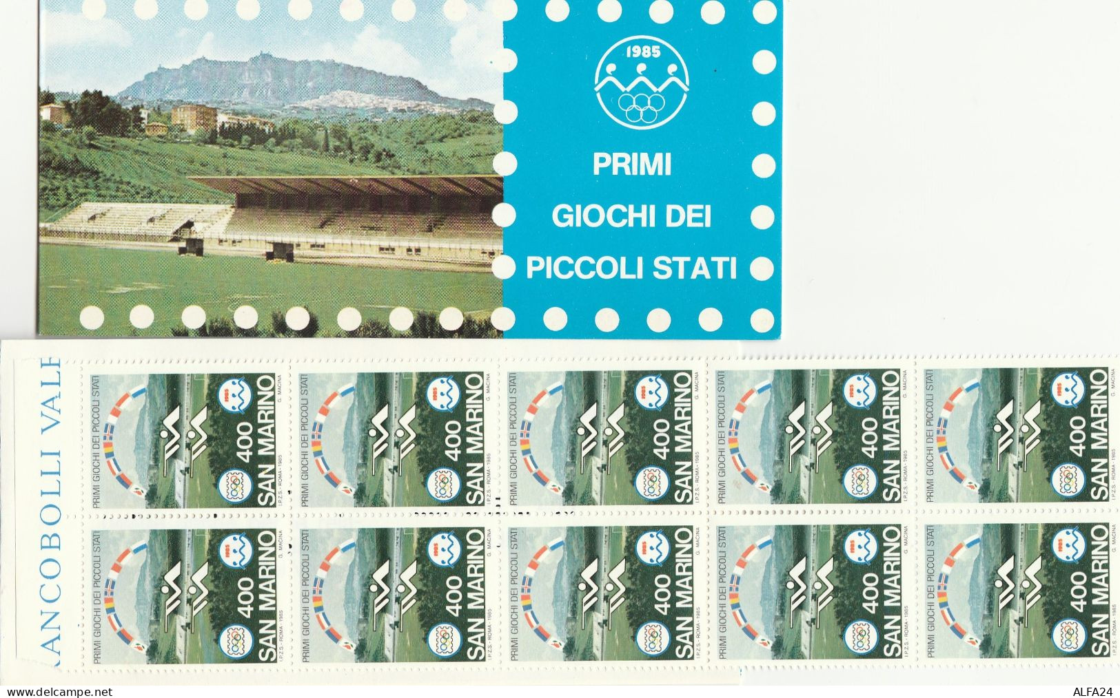 LIBRETTO NUOVO SAN MARINO GIOCHI PICCOLI STATI 1985 (SY84 - Unused Stamps