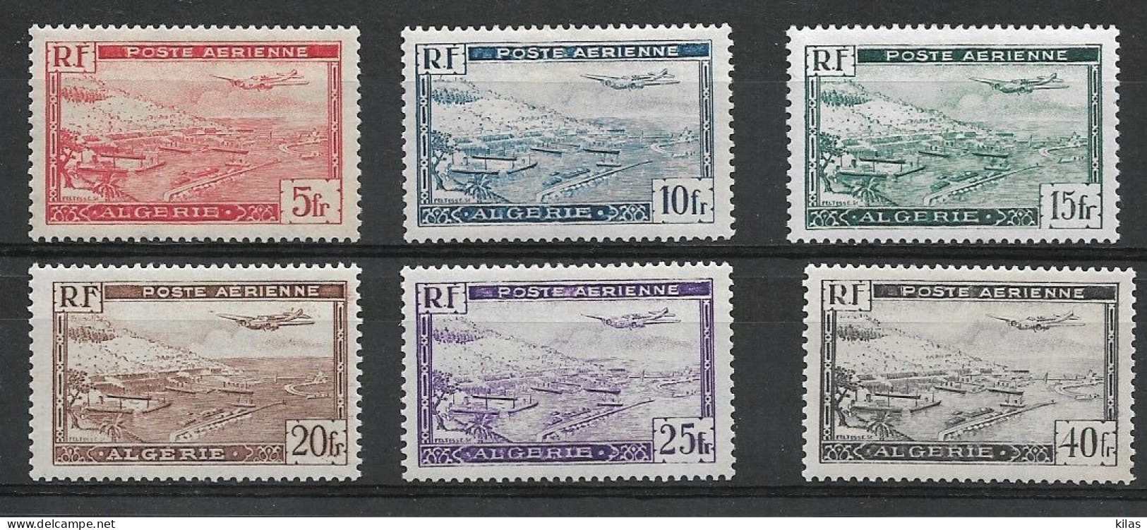 ALGERIA 1946/47 AIRMAIL MNH - Luftpost