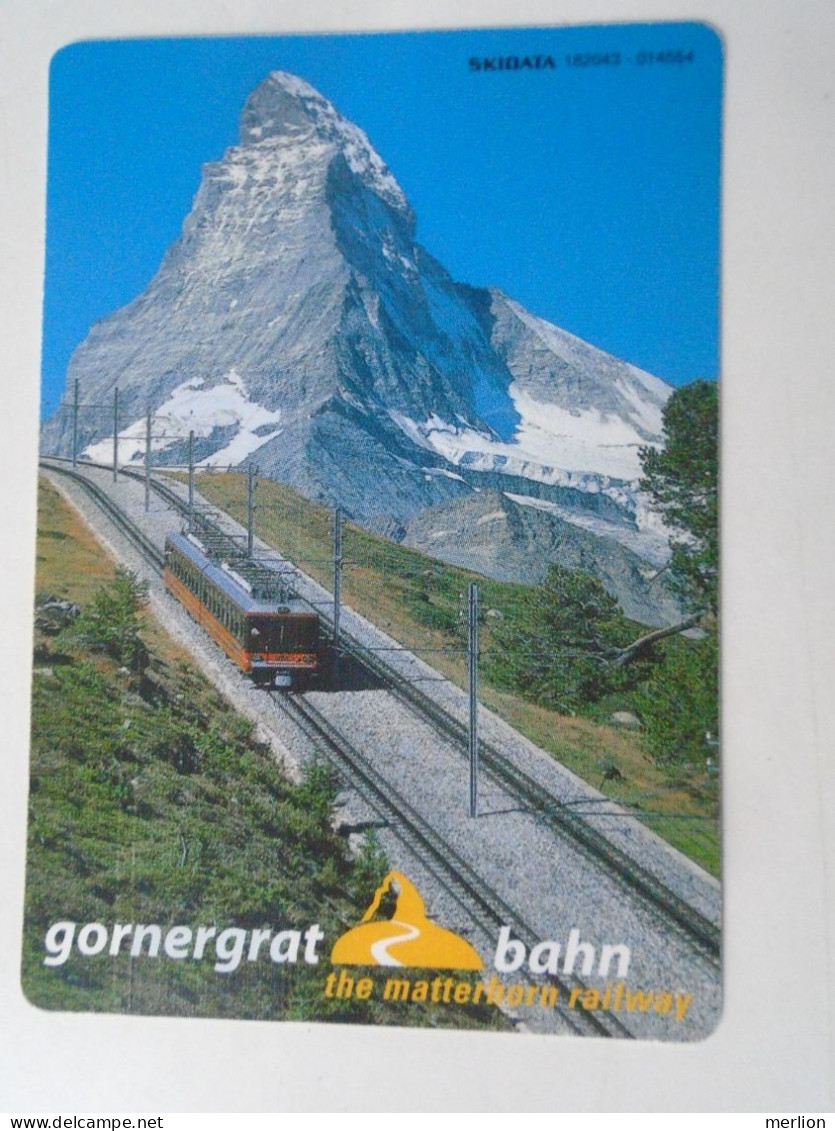 ZA476.9  Train Ticket  - Matterhorn -Gornergrat Bahn 2008    Switzerland - Europa