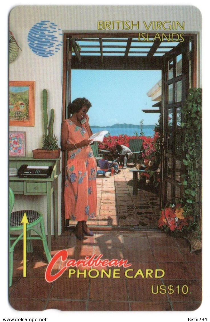 British Virgin Islands - Woman On Phone - 16CBVA - Isole Vergini