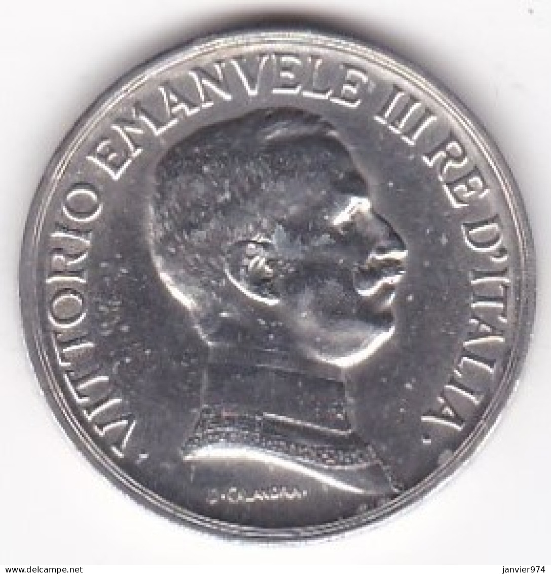 Regno D'Italia 1 Lira 1916 Quadriga Briosa. Vittorio Emanuele III, En Argent - 1900-1946 : Víctor Emmanuel III & Umberto II