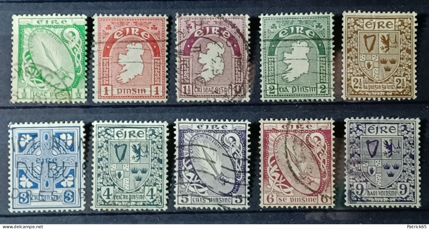 Ierland 1941 Yv.nrs.78/87  Used - Oblitérés