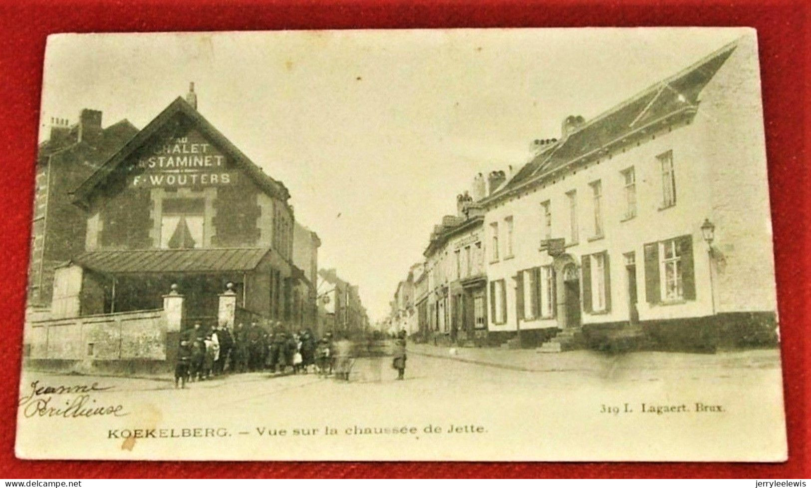 BRUXELLES -  KOEKELBERG  -   Vue Sur La Chaussée De Jette  -   1904  - - Koekelberg