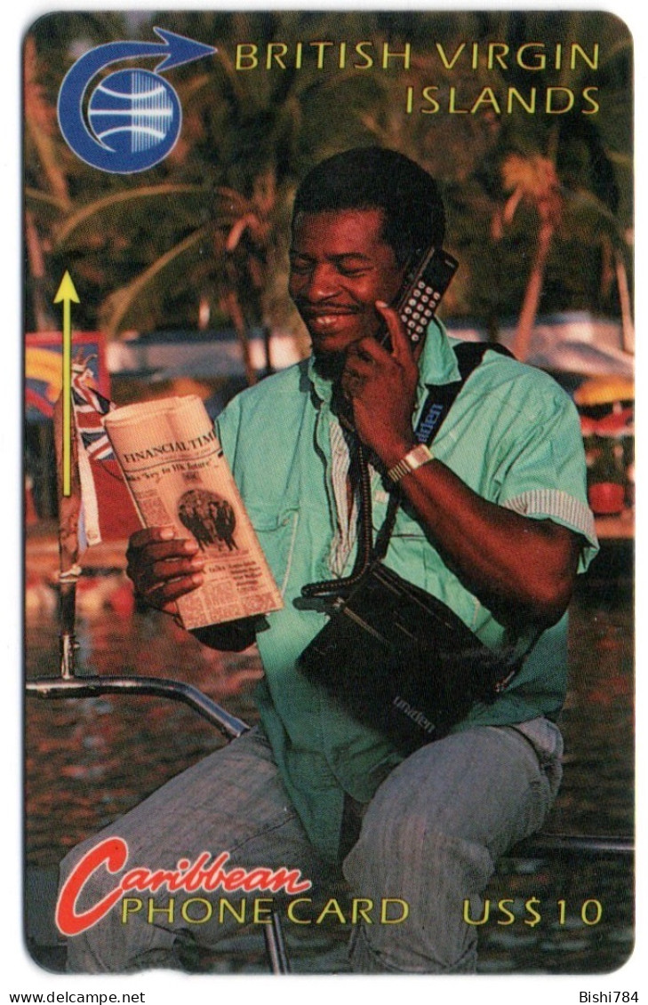 British Virgin Islands - Man On Phone - 5CBVA - Maagdeneilanden