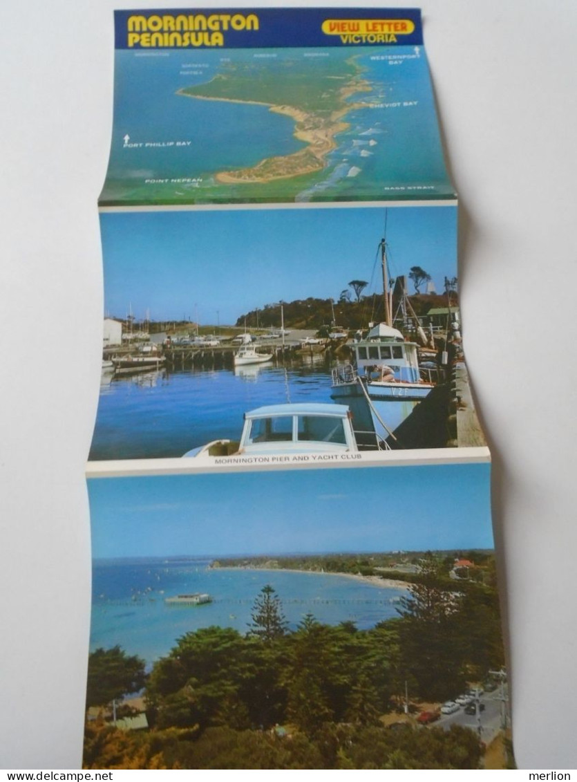 ZA476.20   Australia Victoria  View Letter  -  Nu-Color-View  - Mornington Pier And Yacht Club, Bay Beach Sorrento  1999 - Andere & Zonder Classificatie