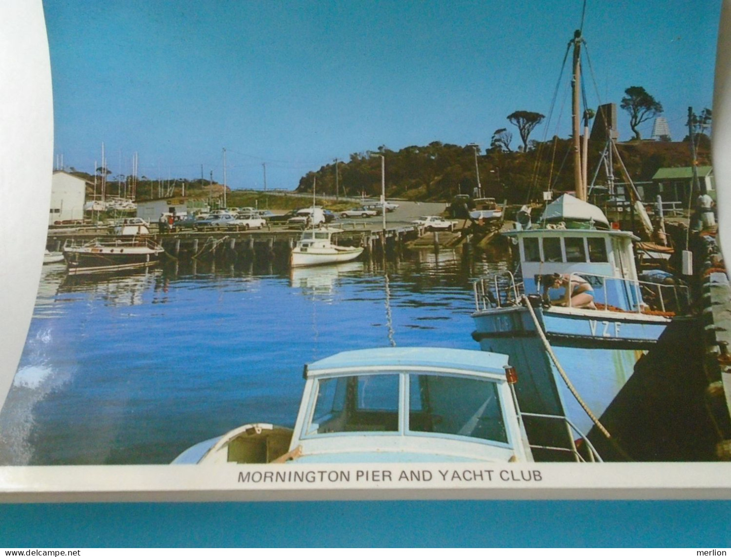 ZA476.20   Australia Victoria  view letter  -  Nu-Color-View  - Mornington Pier and Yacht Club, Bay Beach Sorrento  1999