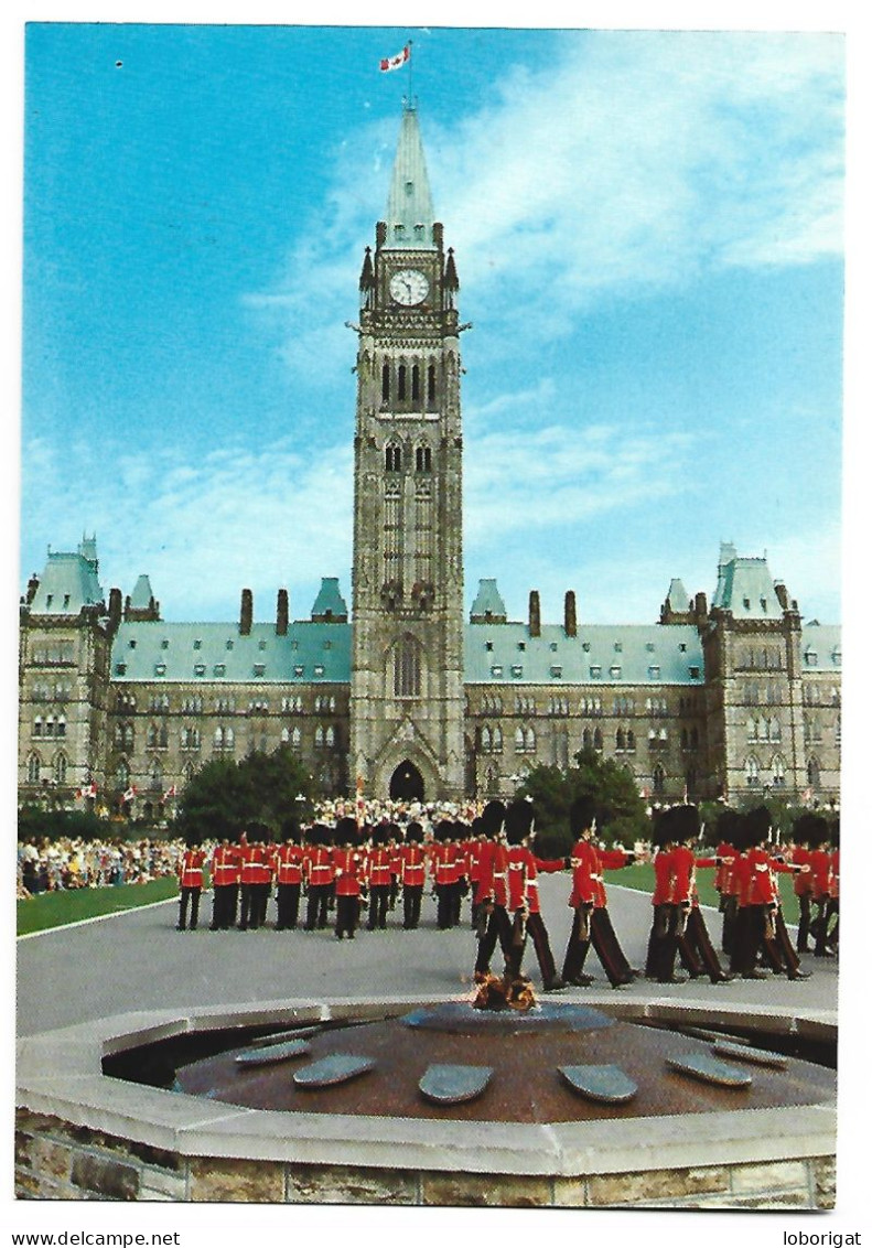 PARLIAMENT HILL, THE CHANGING THE GUARD.- OTTAWA - ONTARIO.-  ( CANADA ) - Ottawa