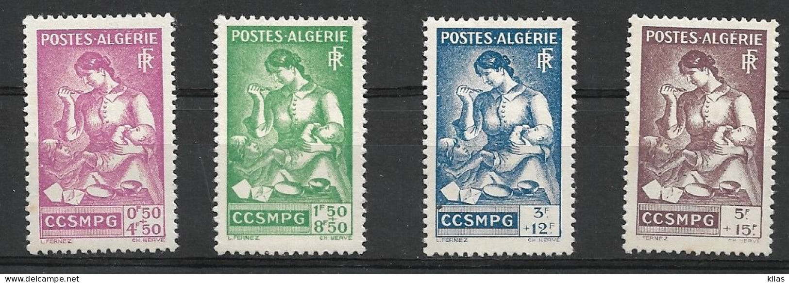 ALGERIA 1944 GENERAL CATROUX SERIES MNH - Oblitérés