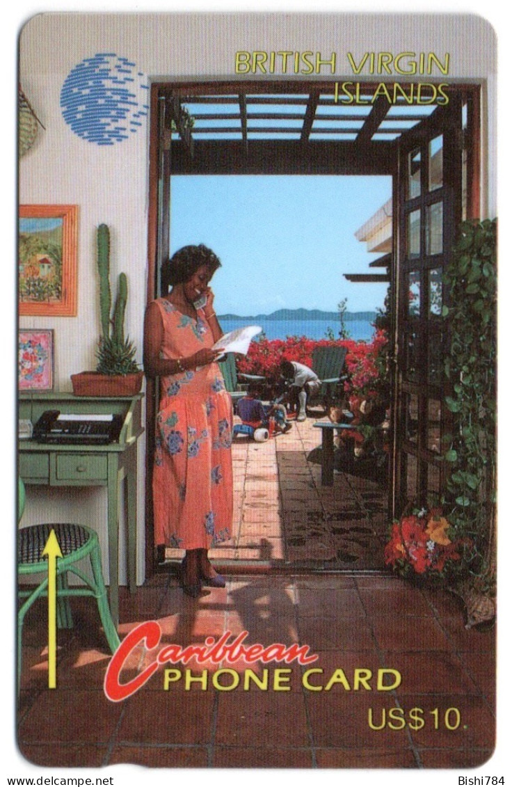 British Virgin Islands - Woman On Phone - 13CBVB - Islas Virgenes