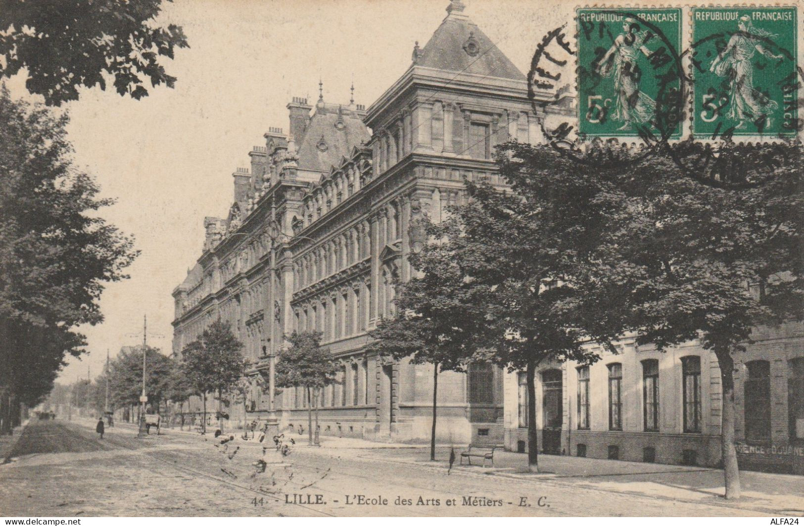 CARTOLINA VIAGGIATA 1914 LILLE  - FRANCIA (TY219 - Lille