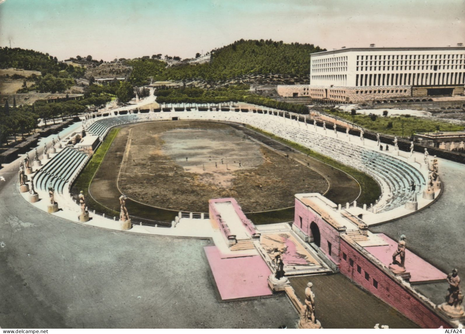 CARTOLINA VIAGGIATA 1955 VATICANO - FORO ITALICO (TY1233 - Brieven En Documenten