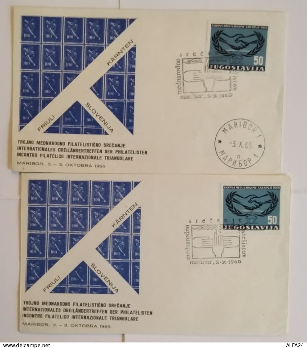 LOTTO 2 BUSTE FDC JUGOSLAVIA (TY1169 - FDC