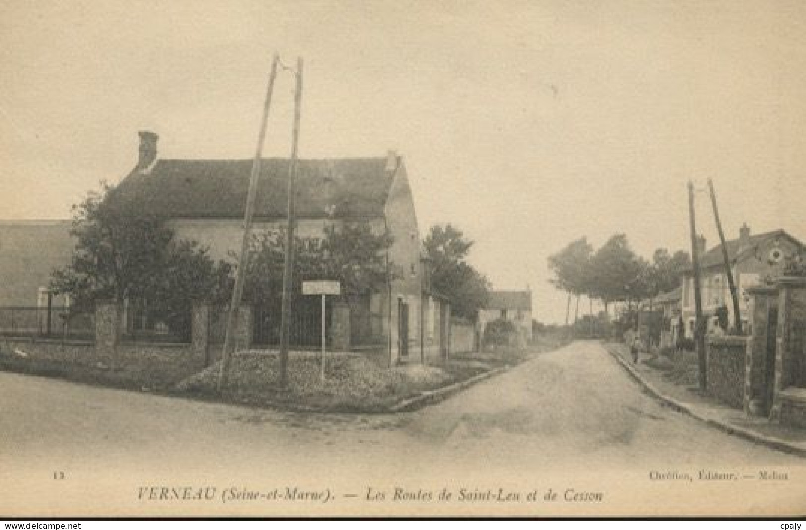 B035 - VERNEAU - LES ROUTE DE ST LEU ET CESSON - Cesson