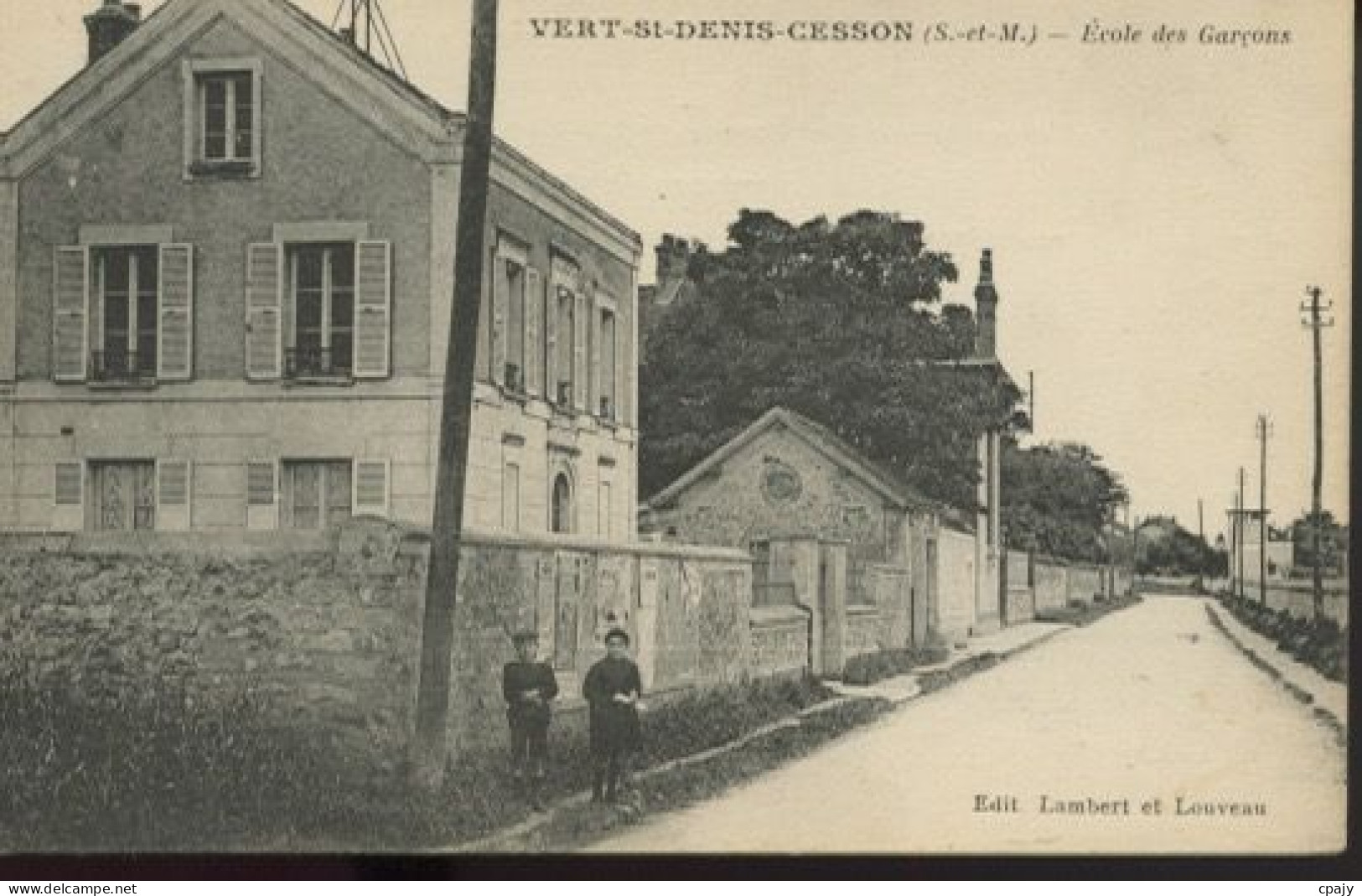 B052 - VERT SAINT DENIS - ECOLE DES GARCON - Cesson