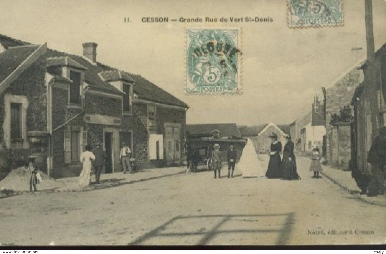 B049 - CESSON - GRANDE RUE DE VERT SAINT DENIS - Cesson