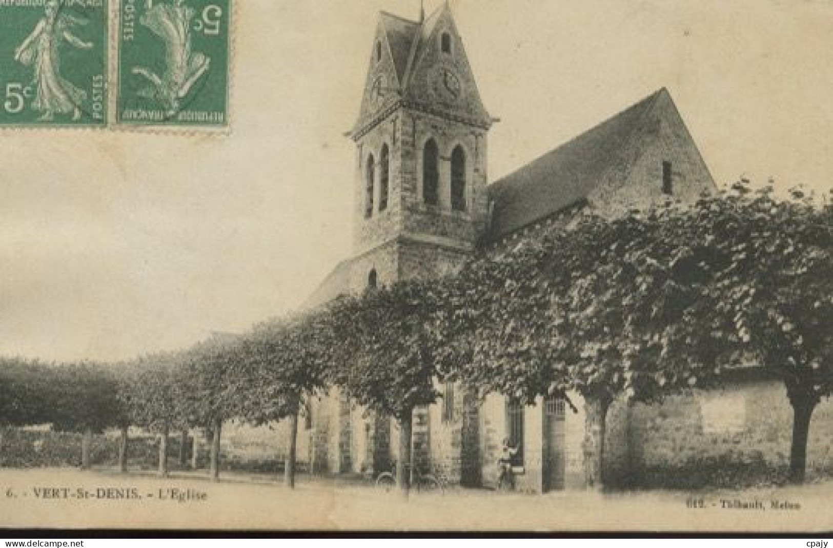 B037 - VERT SAINT DENIS - L'EGLISE - Cesson