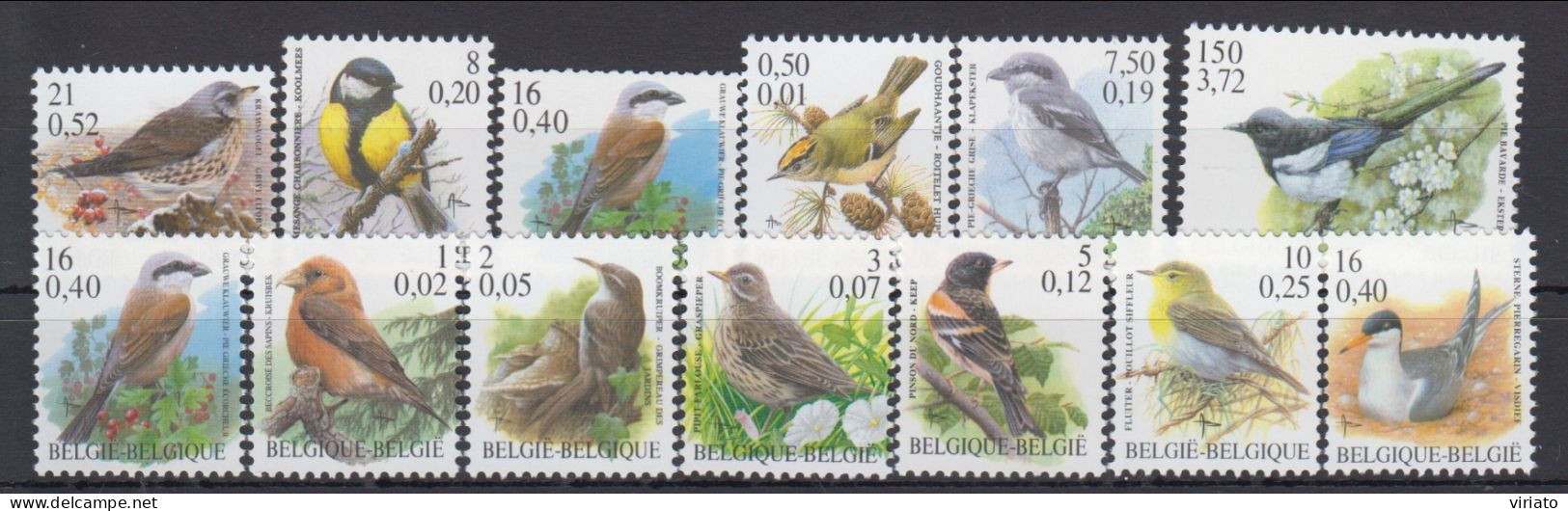 AVE249 - Belgium 2000-2002 - Lote De Selos Buzin Com Valores Em FB E € - Collections, Lots & Series