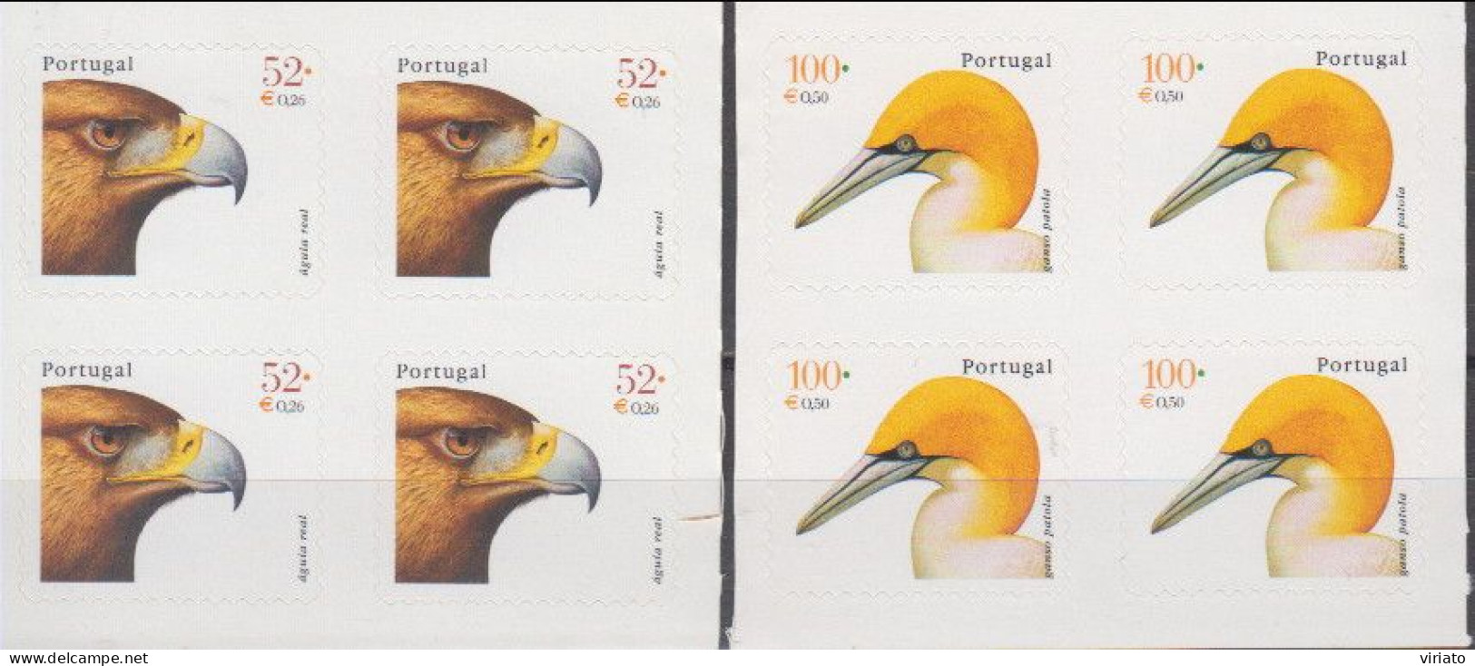 AVE011 - Portugal 2000 (MNH) (Mi 2393-2394) - Aquila Chrysaetos, Morus Bassanus - Verzamelingen, Voorwerpen & Reeksen