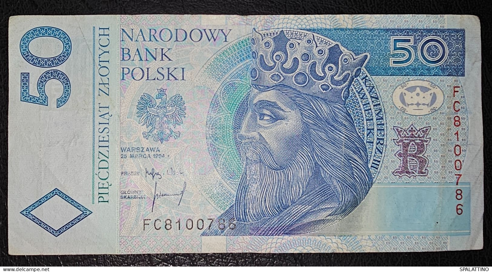 POLAND- 50 ZŁOTYCH 1994. - Pologne