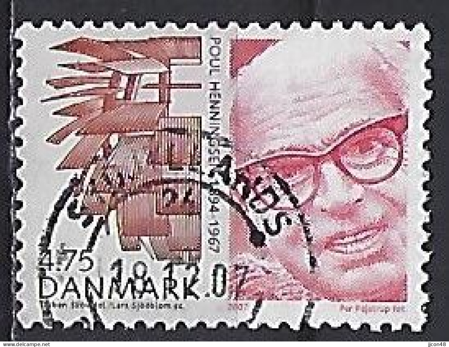 Denmark 2007  Poul Henningsen (o) Mi.1477 - Used Stamps