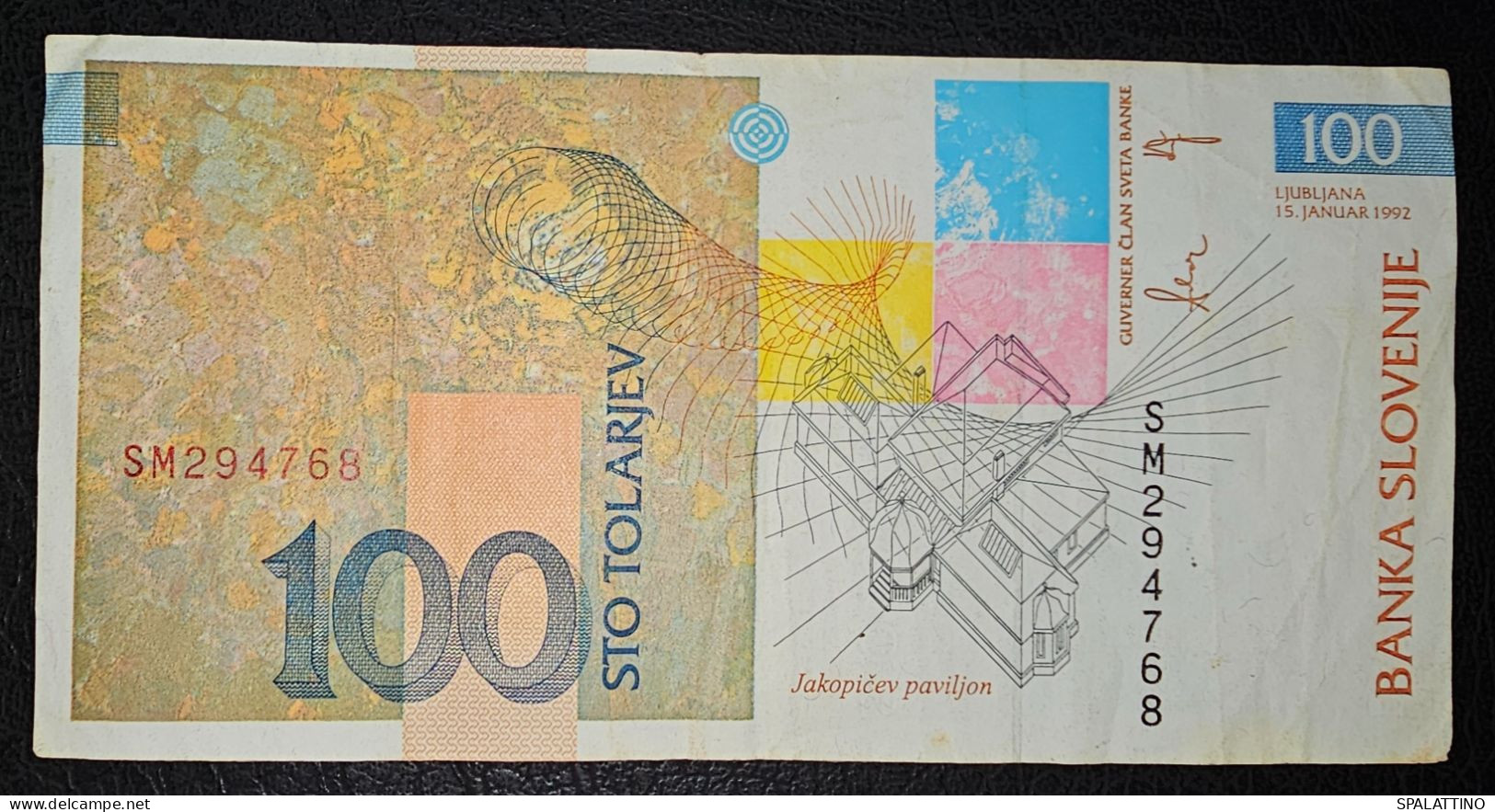 SLOVENIA- 100 TOLARJEV 1992. - Slovenia