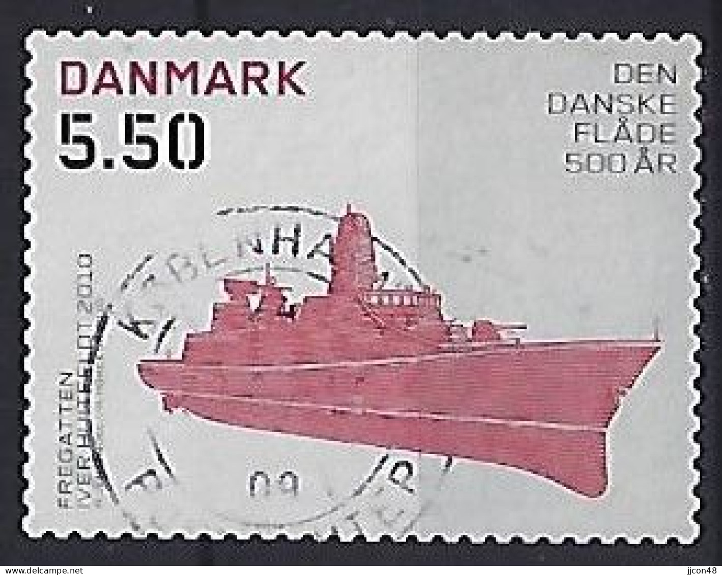 Denmark  2010  500th Ann.of Danish Navy  (o) Mi.1584 A - Gebraucht