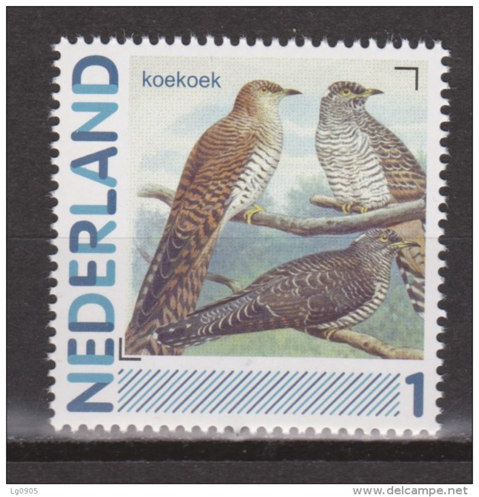 NVPH Netherlands Nederland Niederlande Holanda Pays Bas MNH ; Koekoek Cuckoo Coucou Cuclillo Vogel Bird Ave Oiseau - Koekoeken En Toerako's