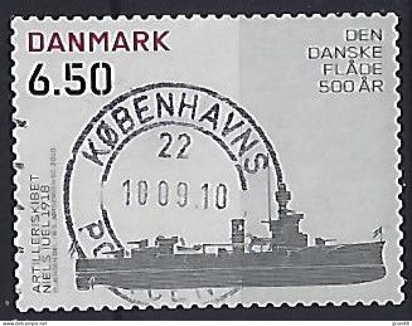 Denmark  2010  500th Ann.of Danish Navy  (o) Mi.1585 A - Usado