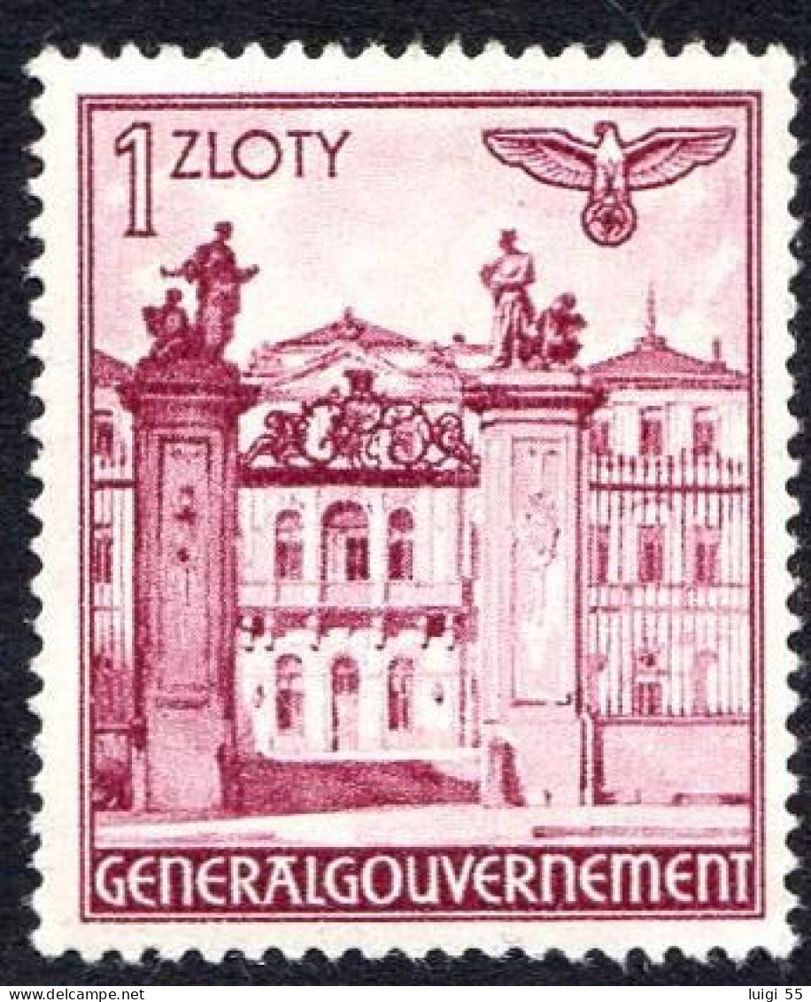 POLONIA - 1940 - Occupazione Tedesca - Vedute - Nuovo - Andere & Zonder Classificatie