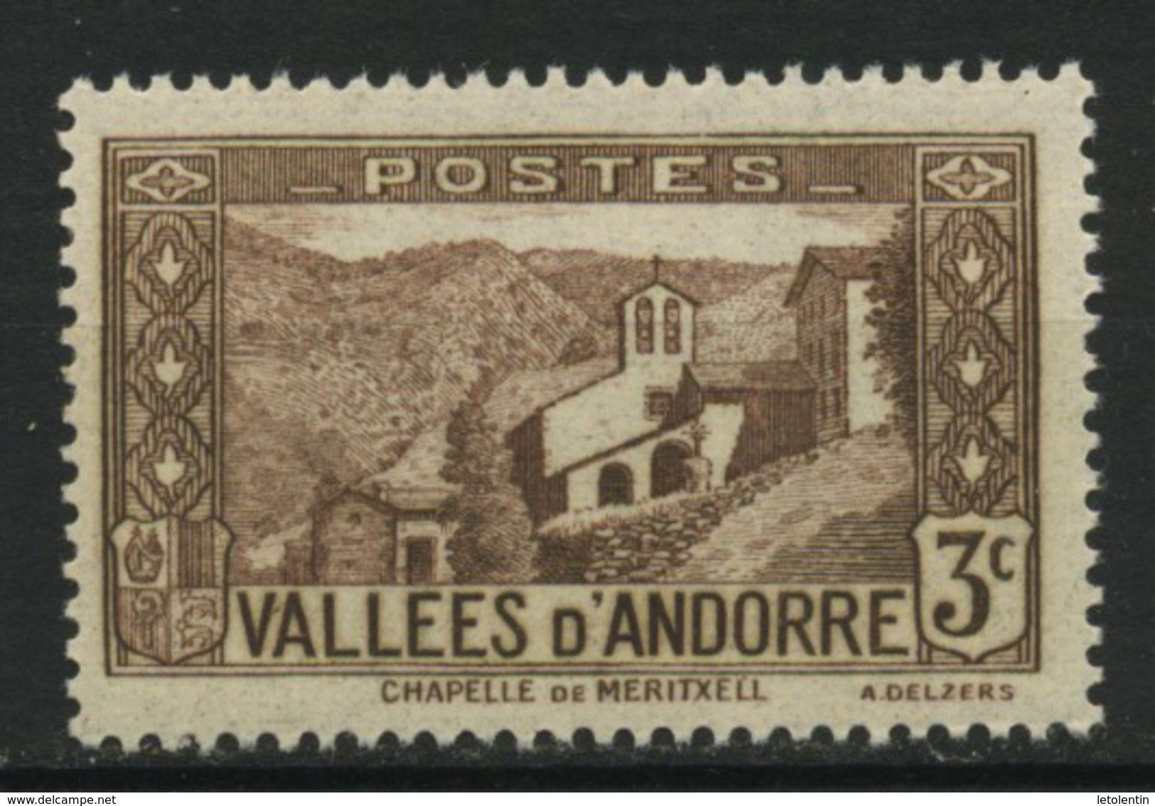 ANDORRE FR  -  PAYSAGES -  N° Yvert  26** - Unused Stamps